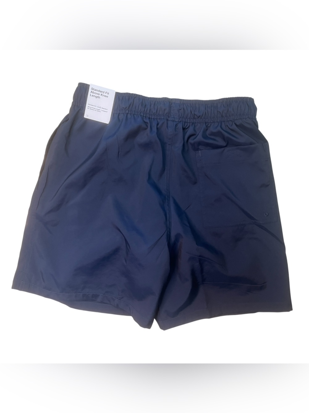 Sz Small Nike Men’s Navy Drawstring Athletic Shorts - Picture 3 of 4